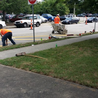 Downtown Raleigh - Thermoplastic Pavement Marking