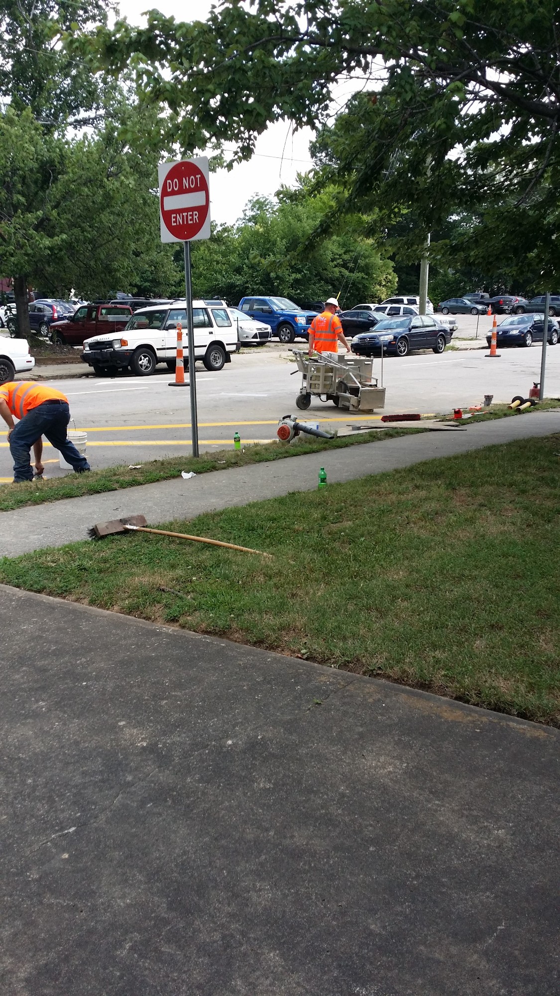 Downtown Raleigh - Thermoplastic Pavement Marking