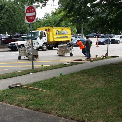 Downtown Raleigh - Thermoplastic Pavement Marking