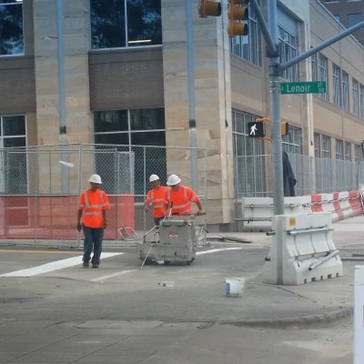 Downtown Raleigh - Thermoplastic Pavement Marking