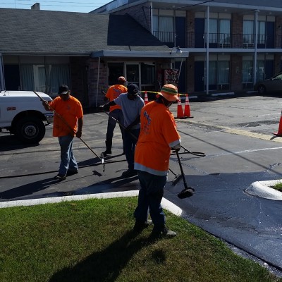 Scottish Inn - Henderson NC - Sealing process