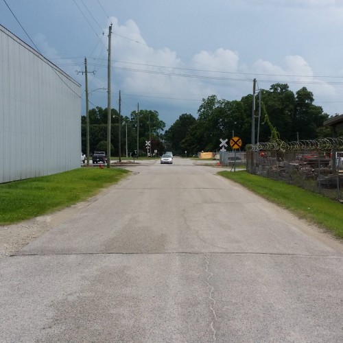 Rail Road Crossing Signs Installation Job Photos