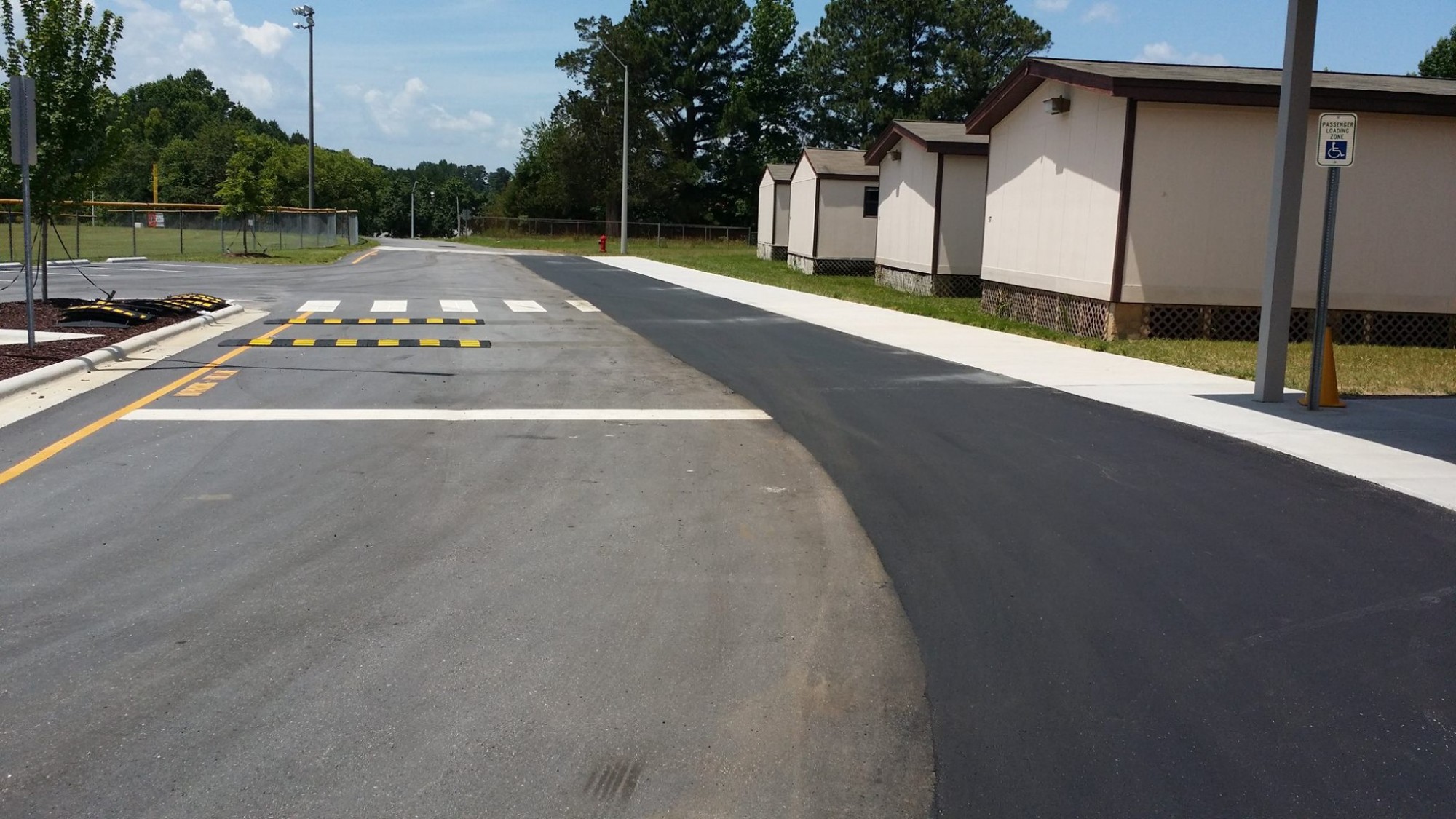 Rolesville Elementary Thermoplastic Crosswalk and Lines