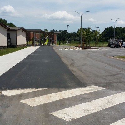 Rolesville Elementary Thermoplastic Crosswalk and Lines