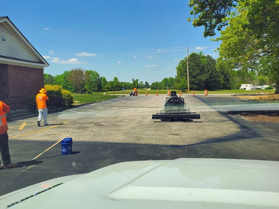 Oak Grove Baptist Church Asphalt Rejuvenator Project