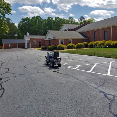 Oak Grove Baptist Church Asphalt Rejuvenator Project