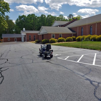 Oak Grove Baptist Church Asphalt Rejuvenator Project