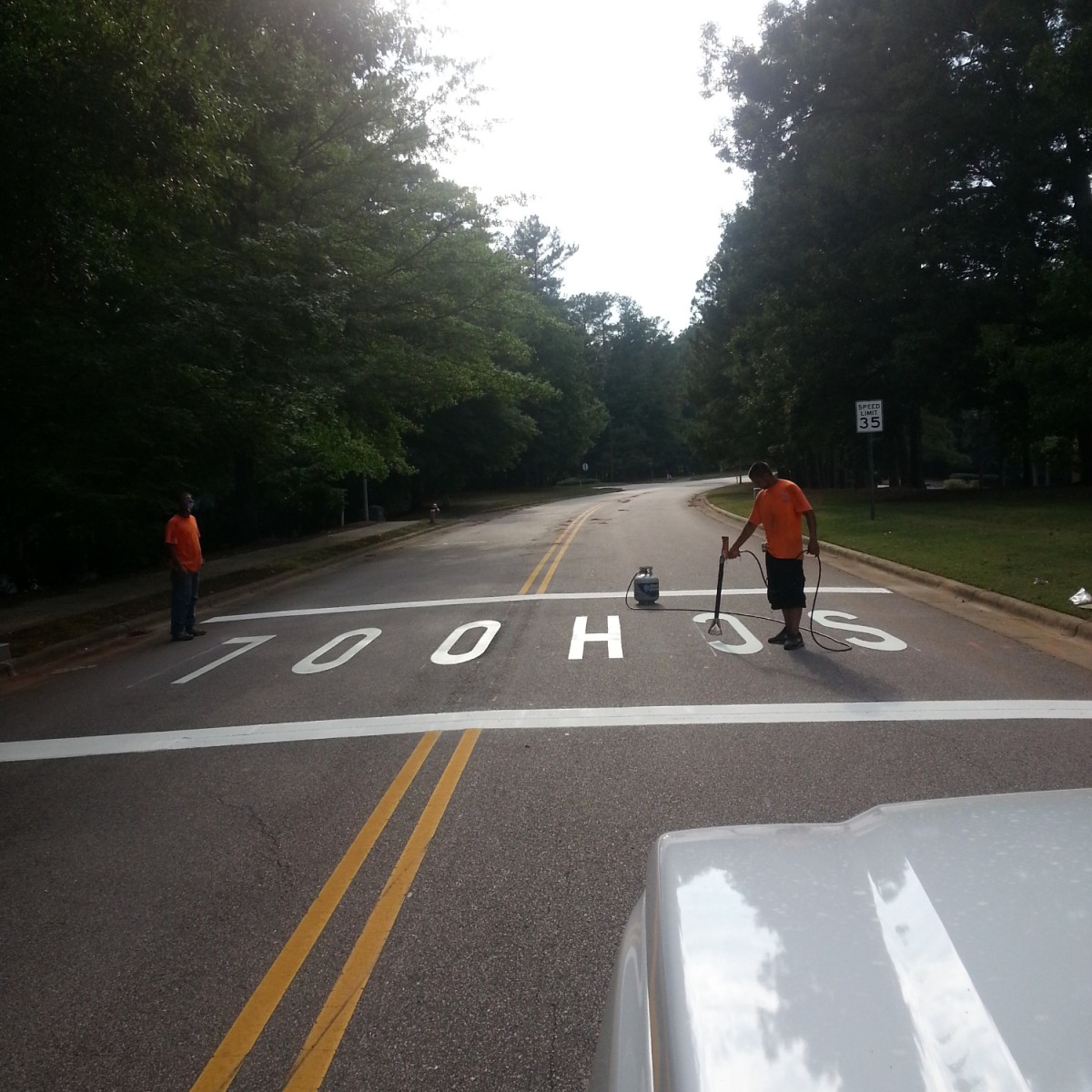 Thermoplastic Sealcoating, Line Striping, Thermoplastic, Pavement